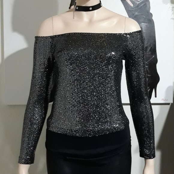 sequin bodysuit zara